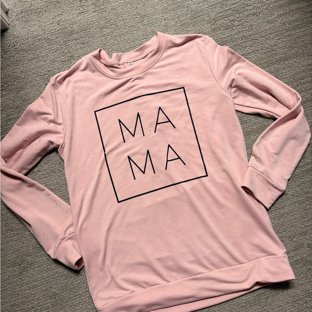 Pink 'MAMA' Sweatshirt
